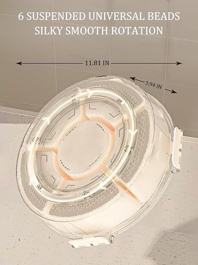 6Grid Rotating Storage Box