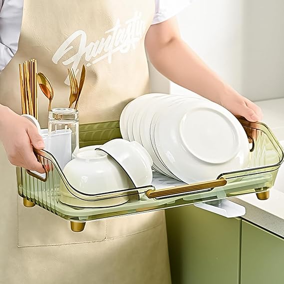 Acrylic Luxury Dish Drain Rack