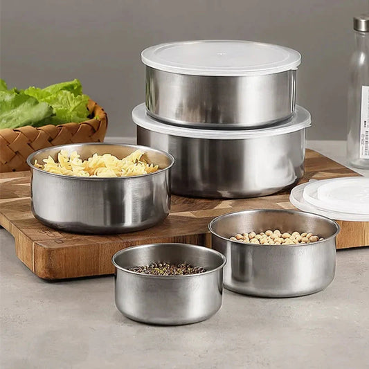 5Pcs Stainless Steel Mixing Bowl Set