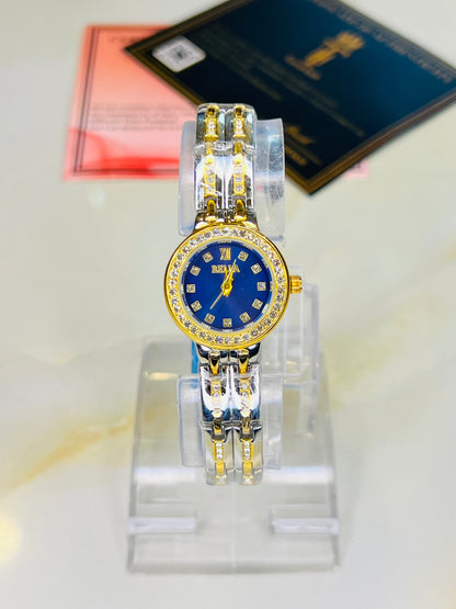 Bella Two Tone Blue Watch For Her