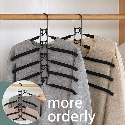 5 in 1 Non-Slip Metal Sweater Hanger