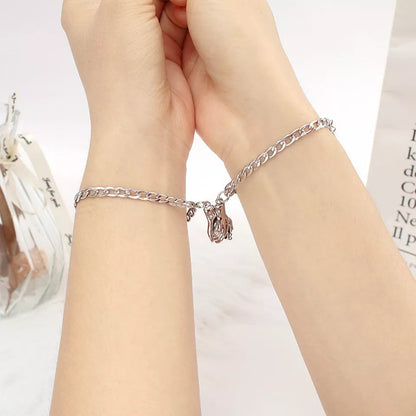 Shaking Hands Magnetic Bracelets