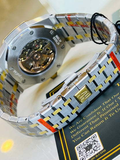 AP Two Tone Automatic Chocolate Dial Super Clone Watch