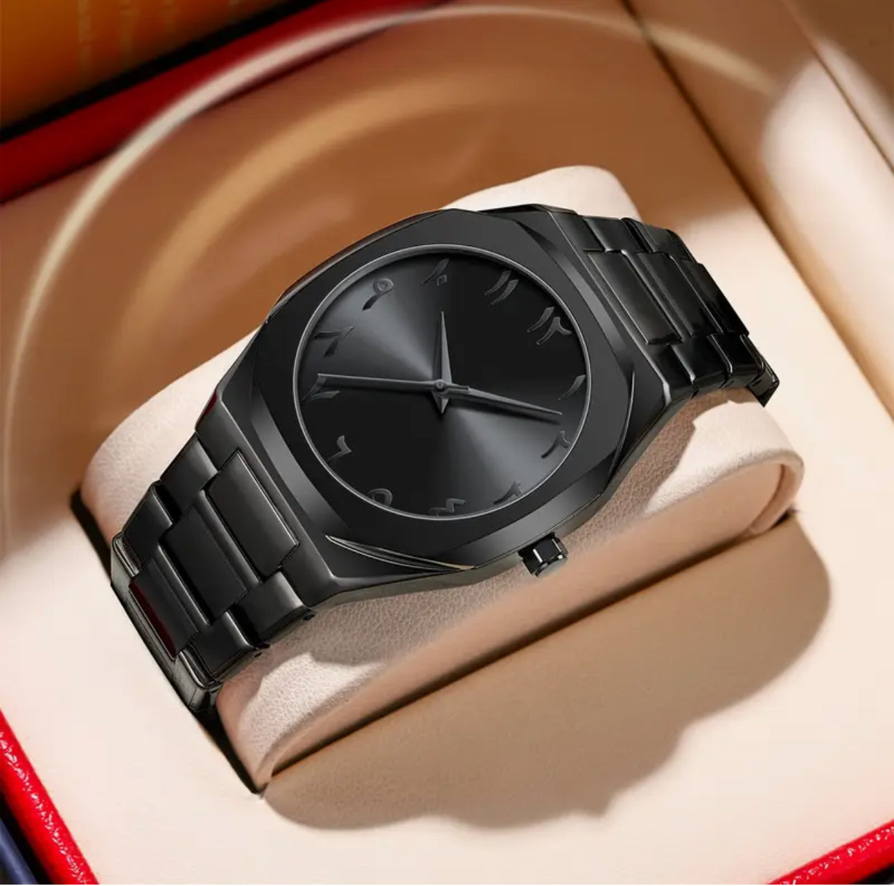 Black Arabic Aura Watch<br> Heavy Weight