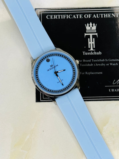 Sky Blue Xenlex Magnet Strap Watch For Her