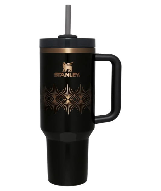 DECO STANLEY QUENCHER H2.0 TUMBLER 40OZ - BLACK GLOSS