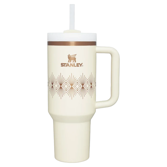 DECO STANLEY QUENCHER H2.0 TUMBLER 40OZ - CREAM GLOSS
