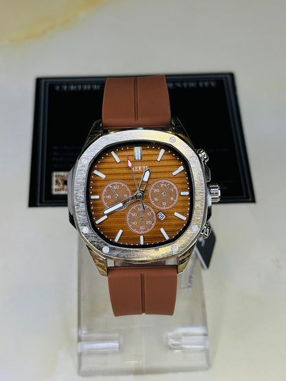 Brown Heryi Nautilus Magnet Strap Watch