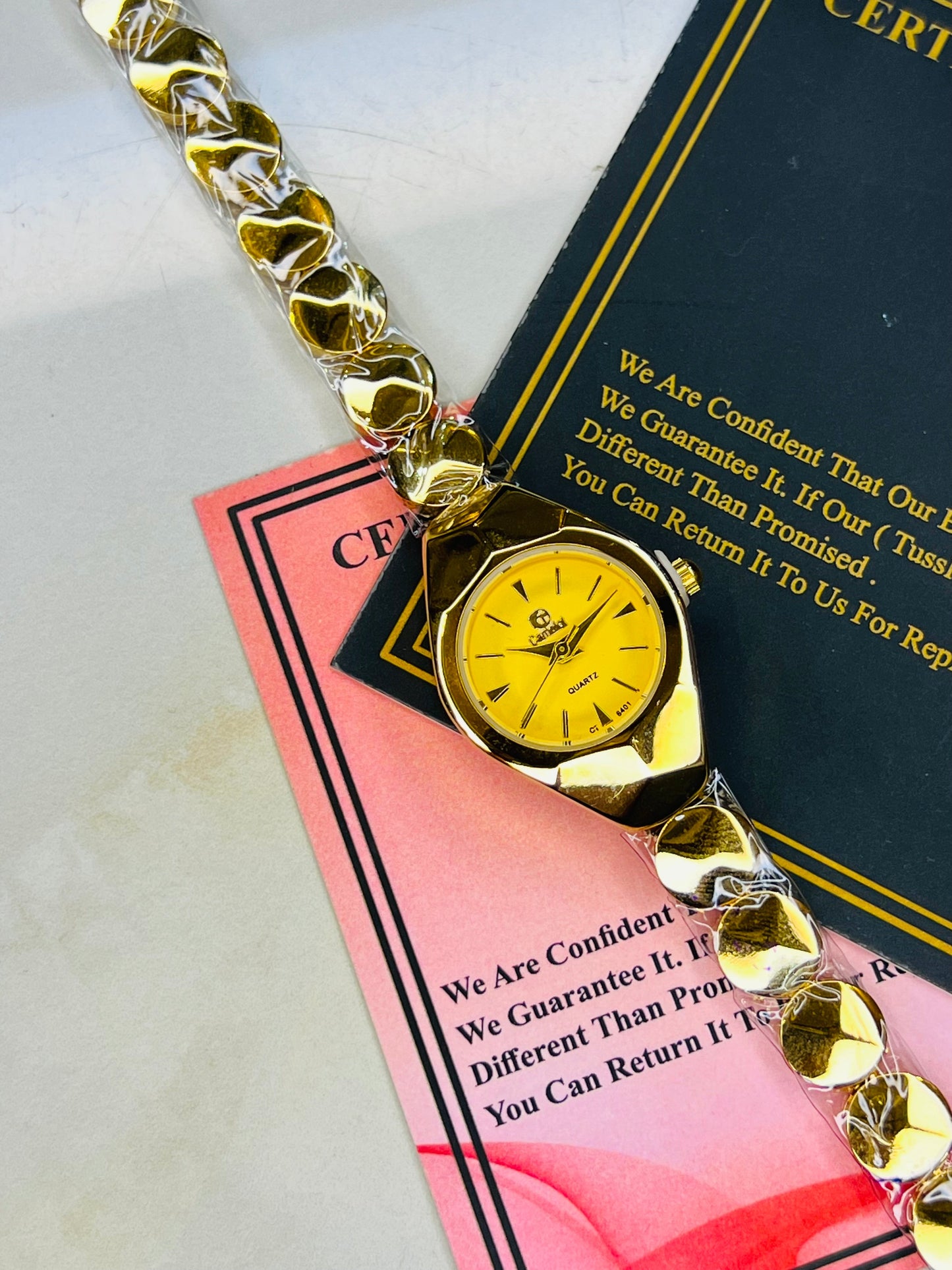 Gold Bracelet Watch For Her