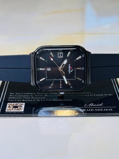 Black Heryi Seamer Magnet Strap Watch