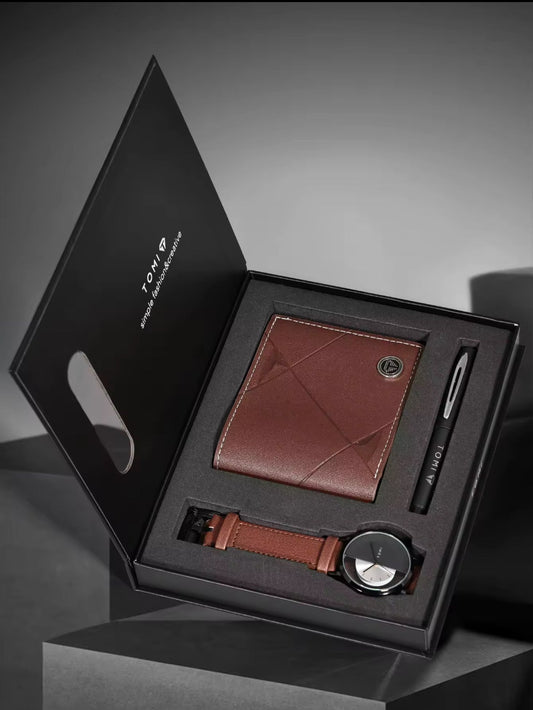 Tomi S8 Coffee Black Half Dial Gift Set