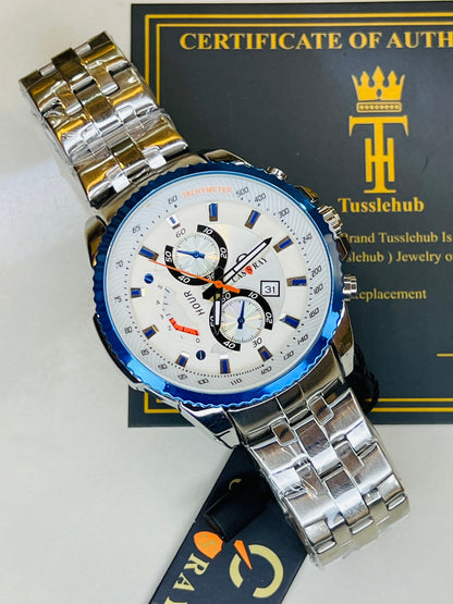 Silver Blue Cassray Watch