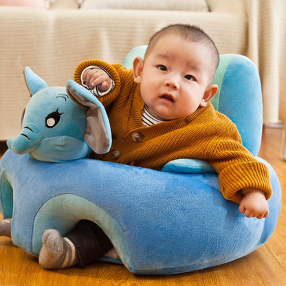 Learn to Sit with Back Support 3D Character Baby Floor Seat Rabbit