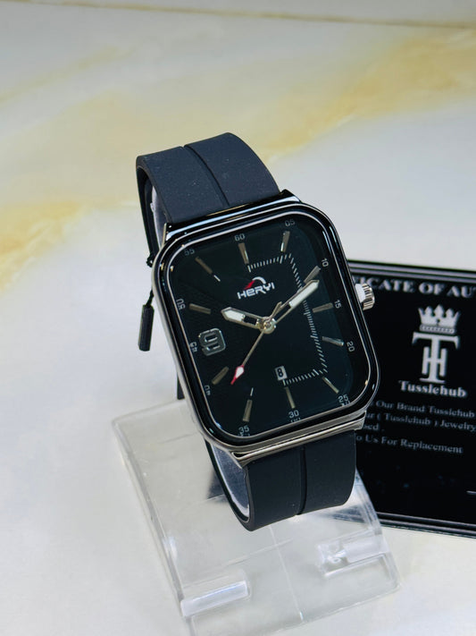 Black Heryi Seamer Magnet Strap Watch