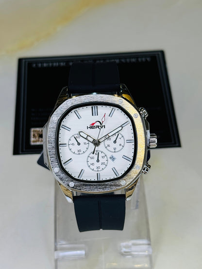 Black White Heryi Nautilus Magnet Strap Watch