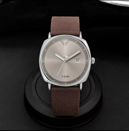 Tomi S8 Brown Silver Sleek Gift Set