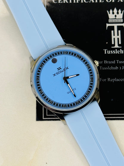 Sky Blue Xenlex Magnet Strap Watch For Her