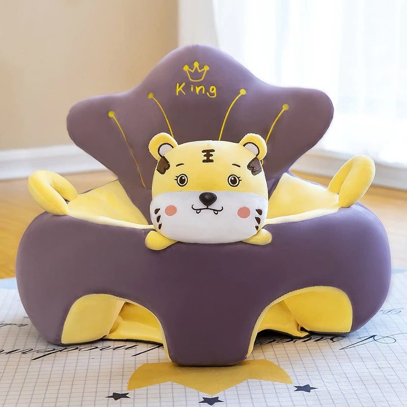Learn to Sit with Back Support Baby Character Floor Seat with Side Handles