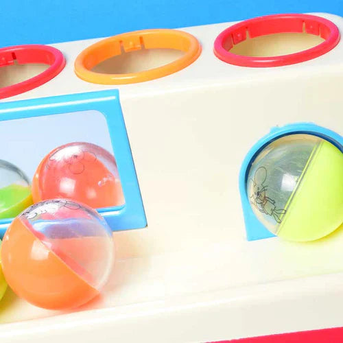 Hammer Ball Table With Light and Music Toy Game 1 Hammer And 4 Balls
