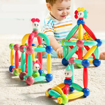 52 PCS Variety Three-dimensional Magnetic Building Blocks