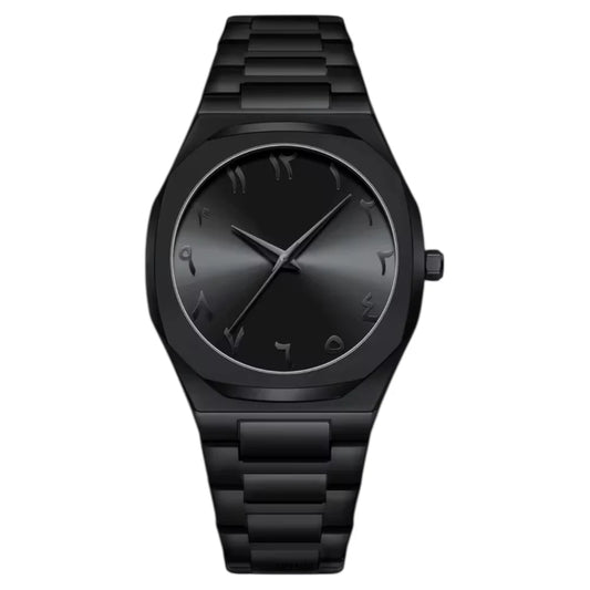 Black Arabic Aura Watch<br> Heavy Weight