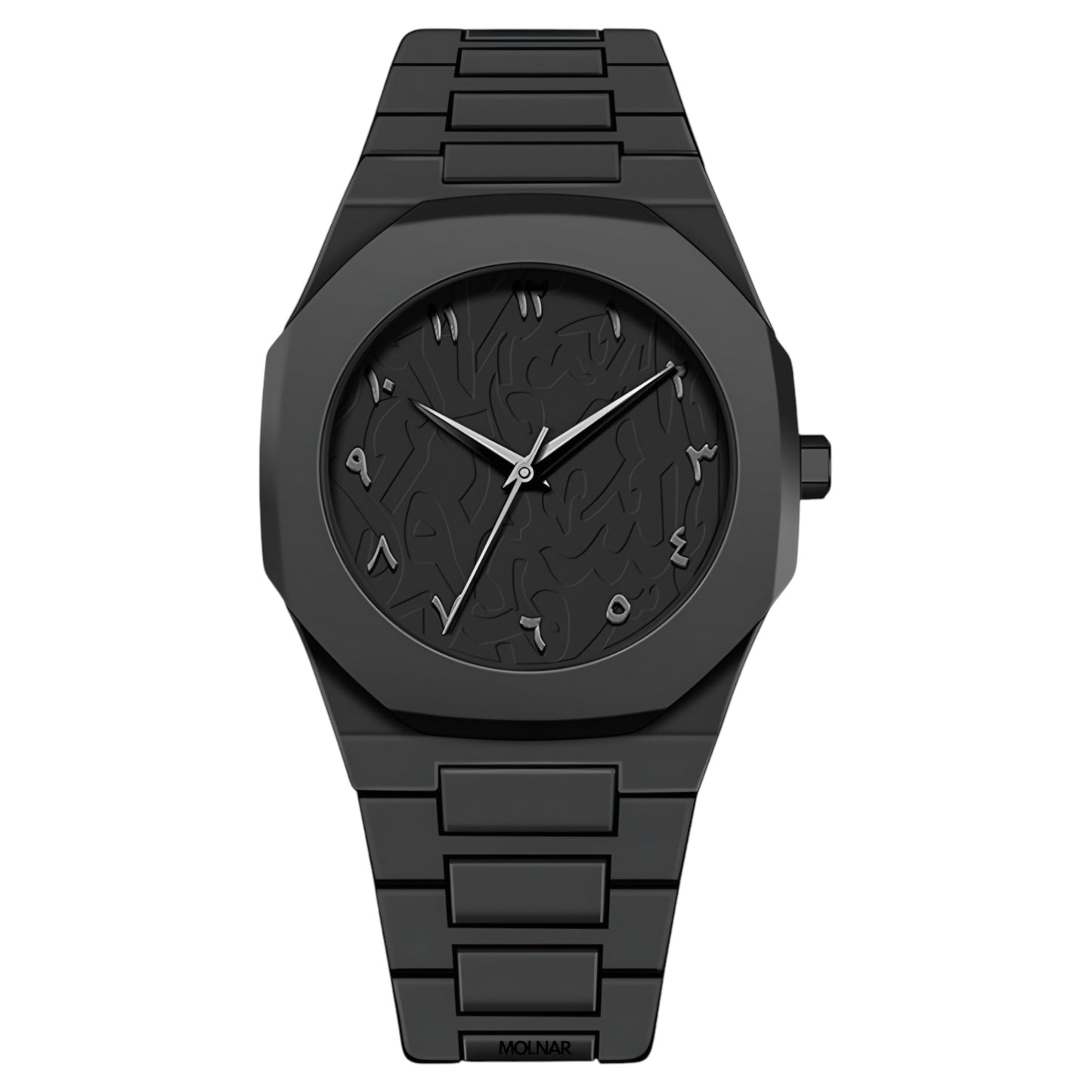 Engraved Arabic Aura Watch