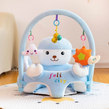 ANIMALS FACES SEAT WITH TOY BAR