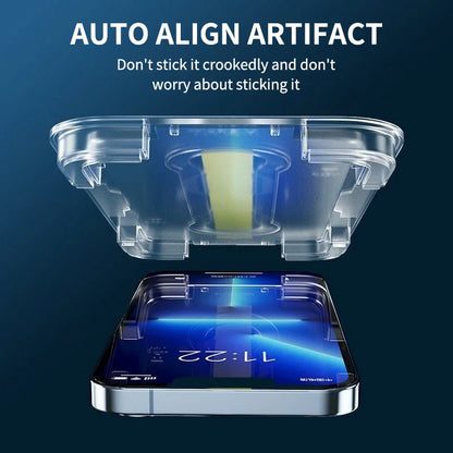 iPhone Glass Screen Protector With Applying kit