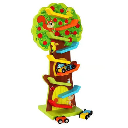 Squirrel Taxiway Wooden Race Track
