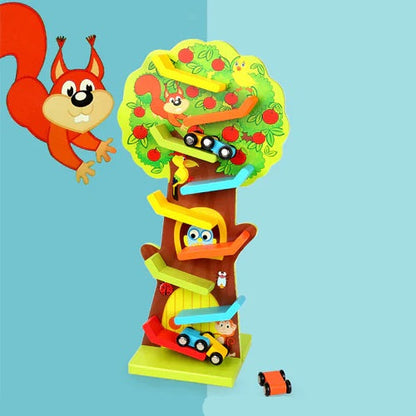 Squirrel Taxiway Wooden Race Track