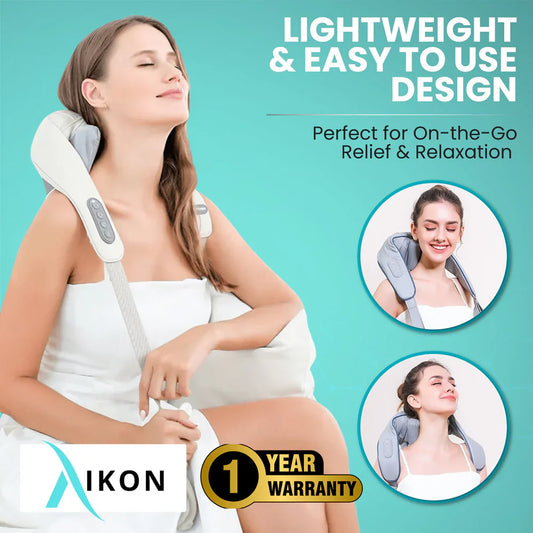 Deep-kneading shiatsu massager