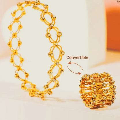 Transformable Ring-Bracelet Design