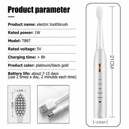 Rechargeable Electric Toothbrush 🪥