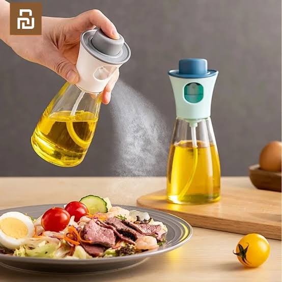 Versatile Glass Oil Sprayer for Cooking, Transparent Oil Spray Bottle for Cooking, Baking, Roasting, Grilling,Salad