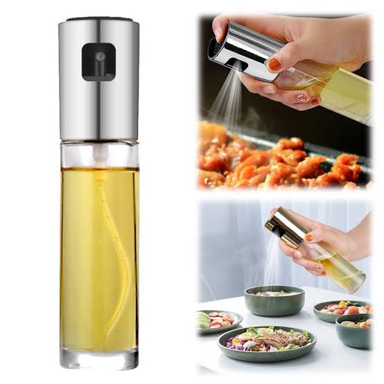 Versatile Glass Oil Sprayer for Cooking, Transparent Oil Spray Bottle for Cooking, Baking, Roasting, Grilling,Salad