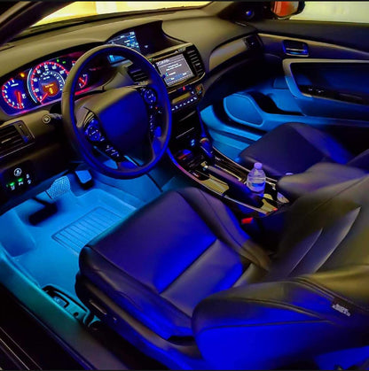 Car atmosphere RGB light with remote