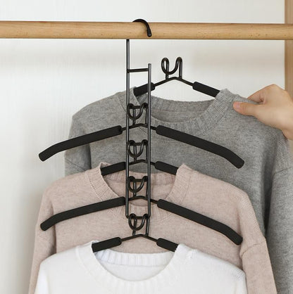 5 in 1 Non-Slip Metal Sweater Hanger