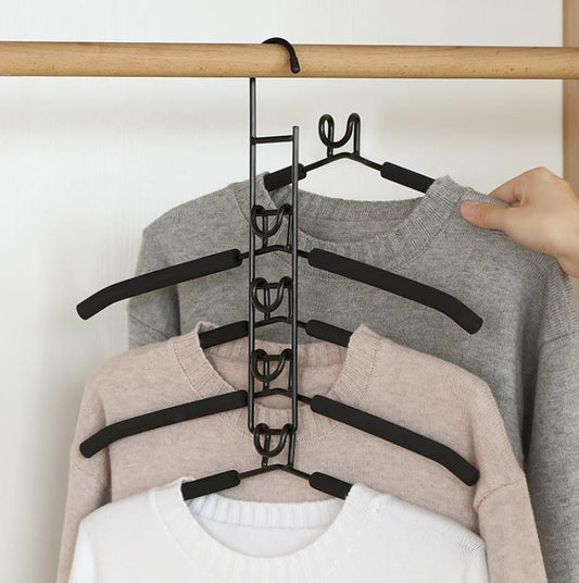 5 in 1 Non-Slip Metal Sweater Hanger
