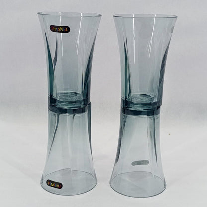 PrettyNeat Flower Crystal Glass Pack of 4