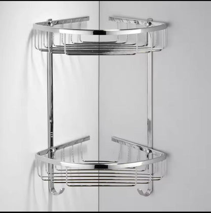 Triangle shape corner shelf