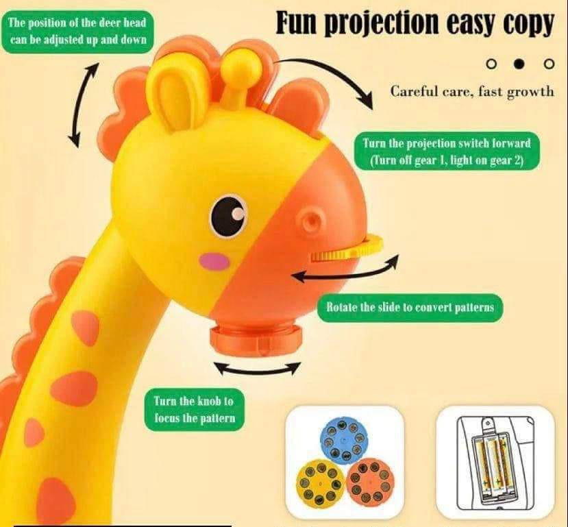KID PROJECTION PAINTING WITH 12 WATERCOLOR PEN