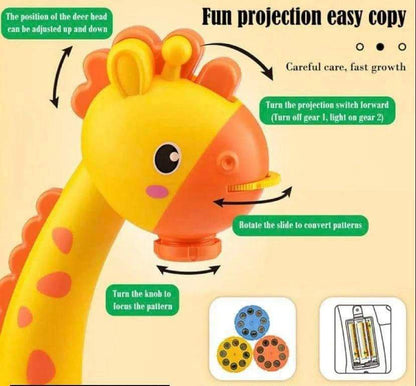 KID PROJECTION PAINTING WITH 12 WATERCOLOR PEN