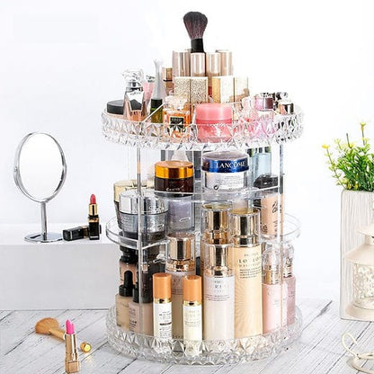 Rotatable Cosmetic Storage Rack