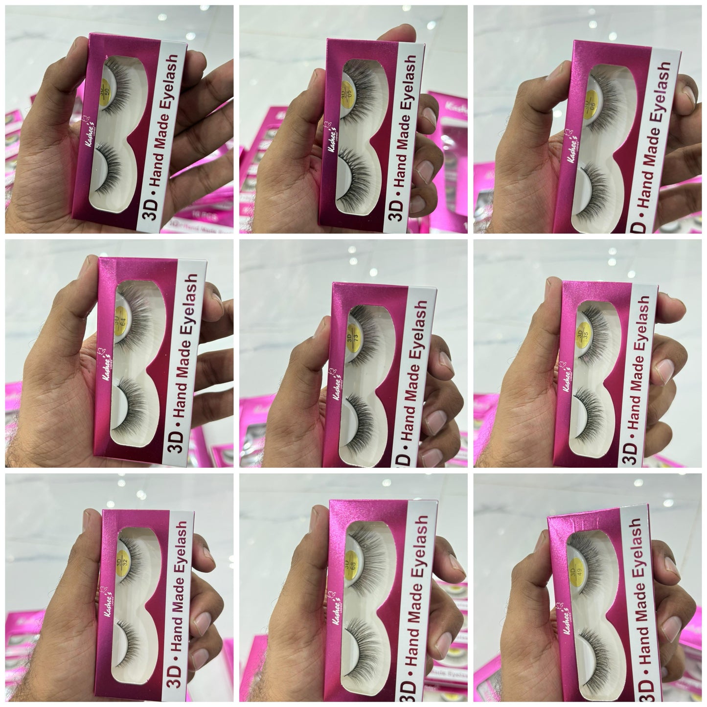 Kashees 3D Lashes pack  10 pairs pack