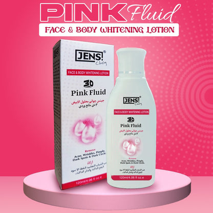 JENS Pink Fluid  Face & Body Whitening Lotion