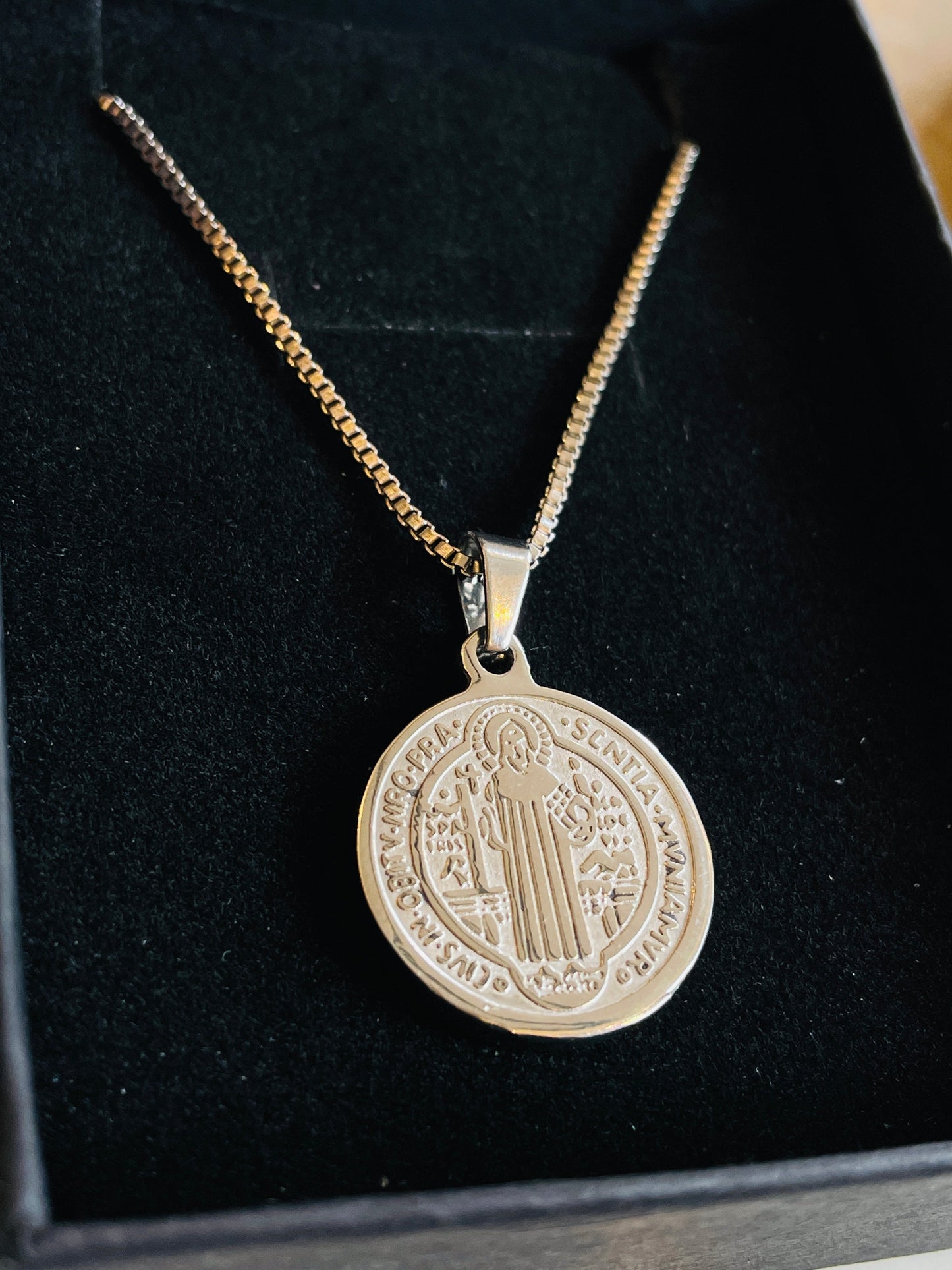 Minimal Silver Coin Pendant