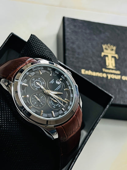 Brown Black Tissot 1853 Special Edition Chronograph Watch