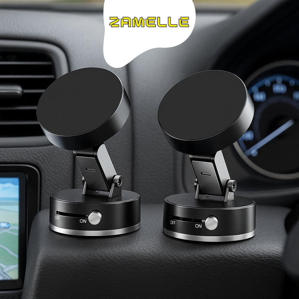 360° Rotation Vacuum Magnetic Suction Cup Car Phone Holder Stand Car Mount