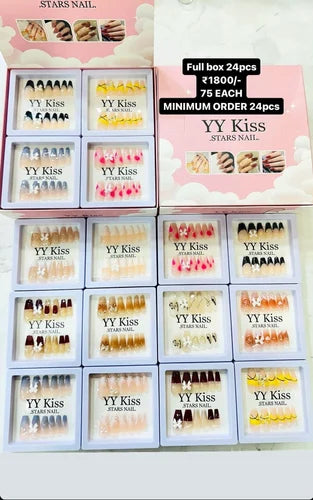YY Kiss Stars Nails Artificial Beauty Nails 🤩